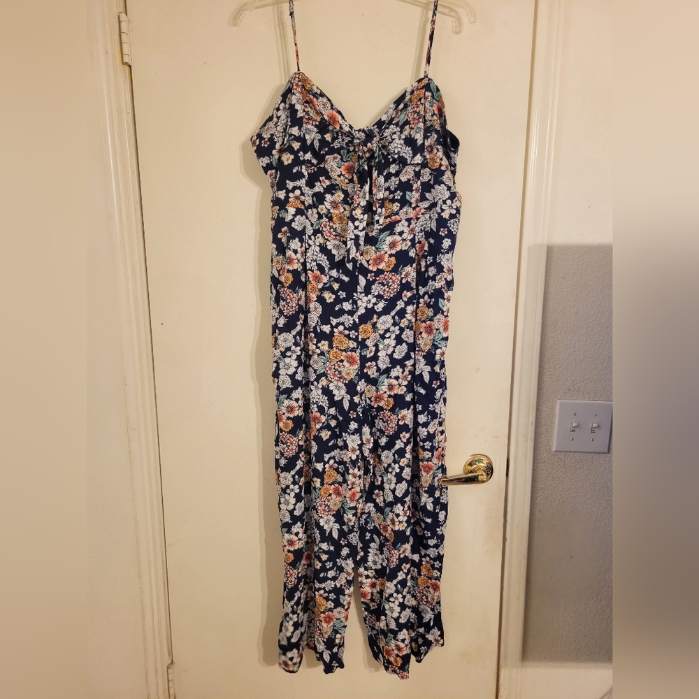 Melrose and Market Plus Size Floral Jumpsuit